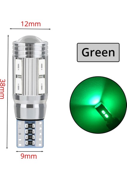Yeşil 2x Otomatik Işık LED Canbus Smd LED Ampul Hata Yok LED Işık Park LED Otomatik Yan Işık Otomatik Şekillendirici Ev Için (Yurt Dışından)