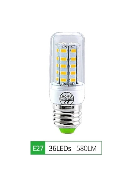 E14-56LED Stili E27-36LED'LER Smd V E27E14 LED Mısır Ampul Yüksek Parlaklık LED Işık Avize Ampuller E27 Ev Dekorasyon Ampul Için LED (Yurt Dışından)