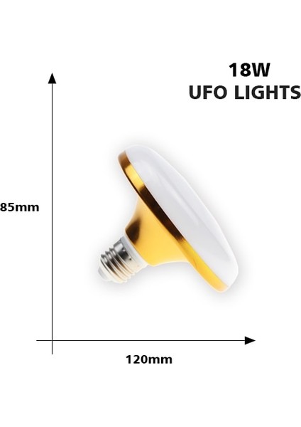 12W Tarzı 18 Saat Karwen Bombillas LED Lamba E27 5W 10W 12W 15W 18W 20W 24W 30W 36W Ufo Lampada LED Ampul Ac 220V Soğuk Beyaz Küre Işık (Yurt Dışından)