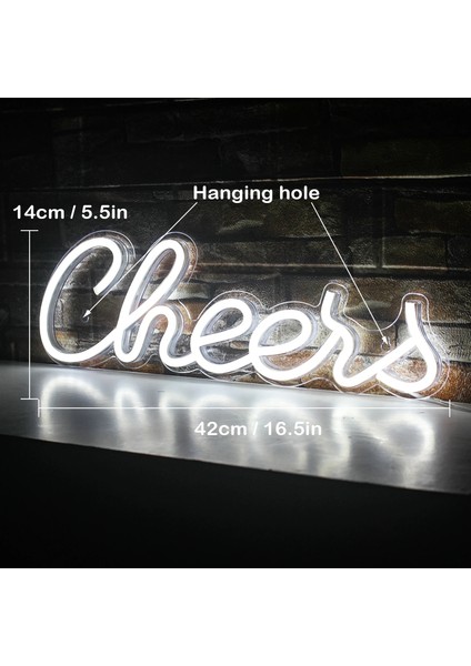 5W Tarzı Beyaz Şerefe Neon Burcu LED Neon Işık Burcu Duvar Dekor Için USB Powered Bar Club Tatil Parti Iş Restoranları Neon Dekor Işık (Yurt Dışından) fırsatları