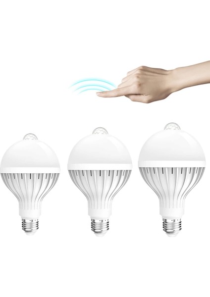 18W Tarzı 18W E27 LED Ampuller 9W 12W 15W 18W Pır Hareket Sensörü Lamba Ac 110V 220V Enerji Tasarruflu Ampuller Otomatik Akıllı Kızılötesi Vücut Gece Güvenlik Işığı (Yurt Dışından) modelleri