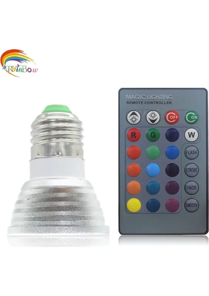 Evet Stil Mavi E27 E14 LED 16 Renk Değiştirme Rgb Sihirli Ampul Lamv 120V 220V Rgb LED Işık Spot + Ir Uzaktan Kumanda (Yurt Dışından) modelleri