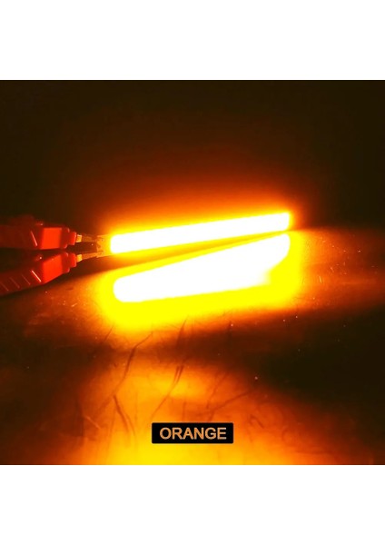 Turuncu LED Işık Şeridi 12V Cob Ampul 10W LED Lamba Yeşil Kırmızı Soğuk Mavi Sarı Turuncu Pembe Mor Col * 10MM LED Bar Işık (Yurt Dışından)