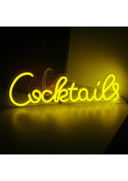 5W Tarzı 42X14,5CM Bar Şerefe Neon Burcu Bar Restoran Mağaza Duvar Dekor Neon Işık Özel Kişiselleştirilmiş Bira Şişesi LED Burcu Akrilik USB Neon (Yurt Dışından)