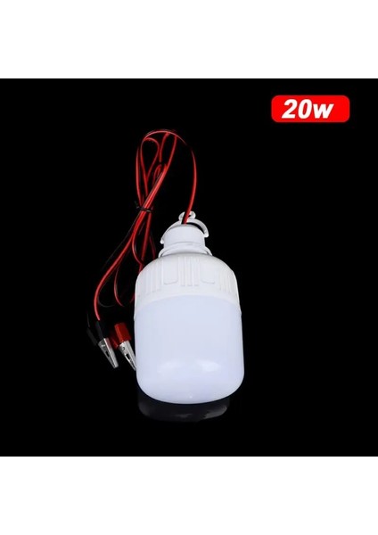 20W LED Ampul Acil Durum Lambası Ampulü 12V Kordon Klipsi Alçak Gerilim Spot Ampul Taşınabilir Lamba Oturma Odası Yatak Odası Bahçe Mutfak Için (Yurt Dışından)