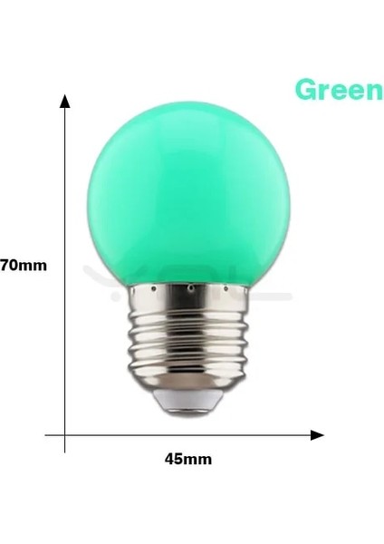 Yeşil Bombillas E27 LED Ampul 220 V G45 Renkli Lampada Rgb LED Işık Smd Renkli Ampuller El Feneri Lamparas LED Lamba (Yurt Dışından)