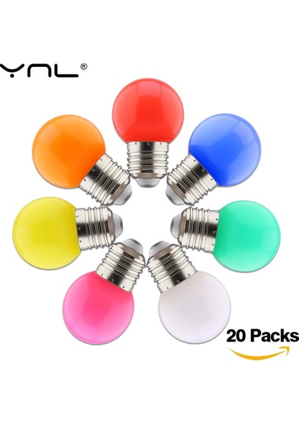 Yeşil Bombillas E27 LED Ampul 220 V G45 Renkli Lampada Rgb LED Işık Smd Renkli Ampuller El Feneri Lamparas LED Lamba (Yurt Dışından)