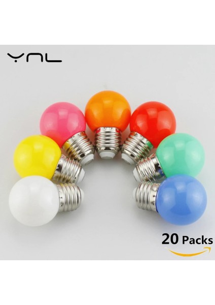 Yeşil Bombillas E27 LED Ampul 220 V G45 Renkli Lampada Rgb LED Işık Smd Renkli Ampuller El Feneri Lamparas LED Lamba (Yurt Dışından)