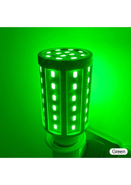 10W Tarzı Yeşil 5W 10W 15W E27 LED Ampul Smdorn Ampul Lambaları Kırmızı Sarı Mavi Pembe Yeşil Bahçe Çim Peyzaj Dekoratif Ampuller (Yurt Dışından)