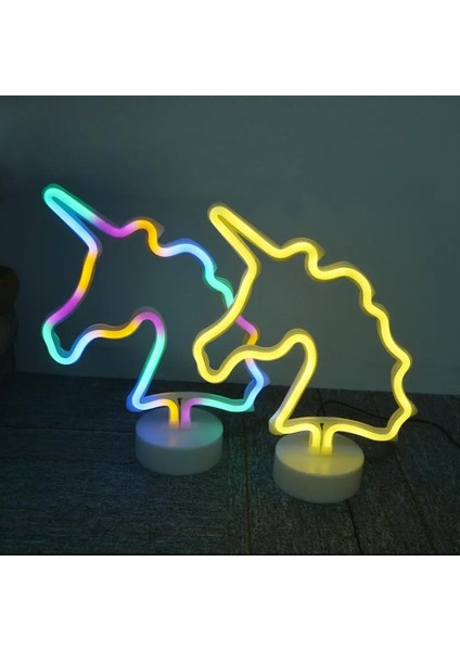 Kaktüs Neon Burcu LED Neon Işıkları USB Pil Gücü Neon Lamba Noel Masa Çocuk Yatak Odası Ev Dekor Flamingo Kaktüs Lamba Dekorasyon (Yurt Dışından) indirimleri