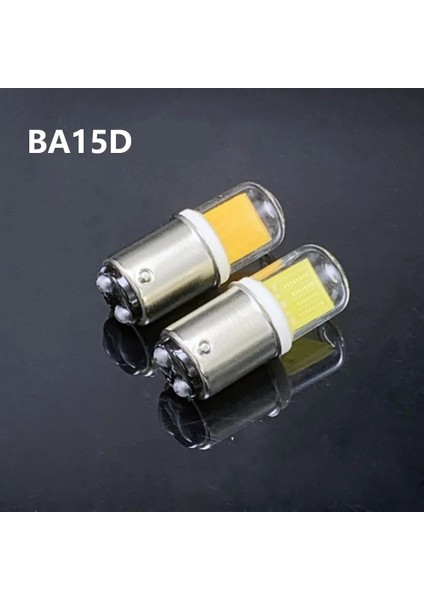 E14 Stili BA15D 5W Mini Cob BA15D BA15S E11 E12 E14 G4 G8 G9 45W Halojen Lambalar Avize Işıkları Cam Kapak + Seramik Ac Değiştirin (Yurt Dışından)
