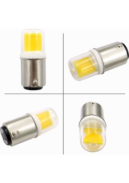 E14 Stili BA15D 5W Mini Cob BA15D BA15S E11 E12 E14 G4 G8 G9 45W Halojen Lambalar Avize Işıkları Cam Kapak + Seramik Ac Değiştirin (Yurt Dışından)