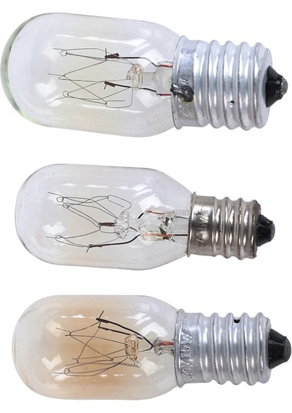 E12 15W Buzdolabı Ampulü Mikrodalga Işığı E12E14E17 Tost Makinesibuharlı Ampul Işığı 230V (Yurt Dışından)