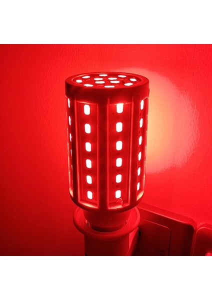 20W Tarzı Kırmızı Iç Aydınlatma Ev Lambası Ac Spot Lamba E27 Kırmızımaviyeşilsarı LED Mısır Ampul Lampada Dekoratif Işık (Yurt Dışından)