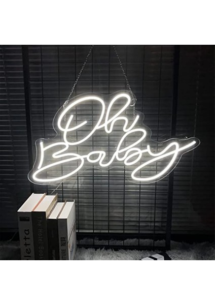 5W Tarzı Sıcak4 Oh Bebek Neon Burcu LED Neon Işık Yatak Odası Duvar Dekorasyonu Kız Teklifi Bebek Odası Doğum Günü Partisi Için Özel Dekorasyon (Yurt Dışından)