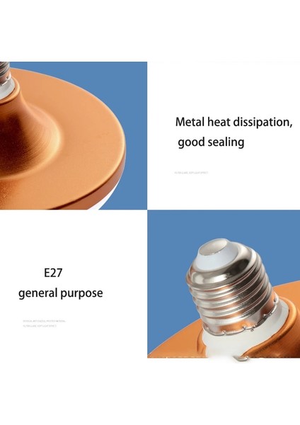 20W Tarzı Mavi E27 LED Ampul 12W 15W 20W 30W Küre Ufo Lamba Edison Spotlight Masa Kapalı Lamba Günışığı Beyaz 6500K 800LM Ev Kullanımı (Yurt Dışından)