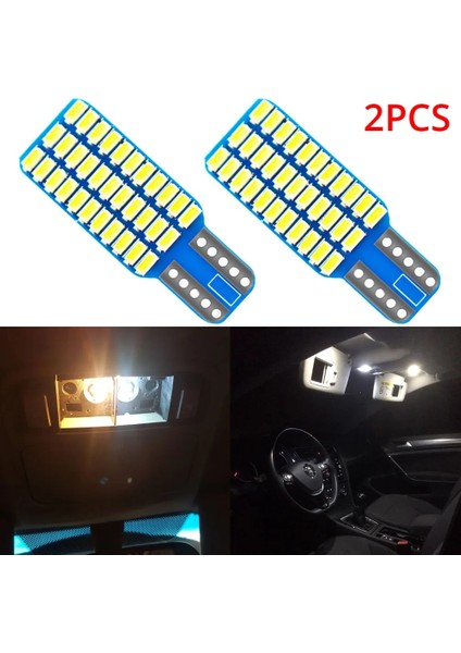 Beyaz 2 Adet LED Ampul LED Dönüş Sinyali Plaka Bagaj Işık Lambası Beyaz Otomatik Dc 12 V Oto Iç Işık Sürüş LED (Yurt Dışından) modelleri
