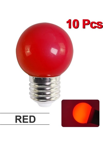 Kırmızı LED Ampul Lamba Bomlillas E27 Renkli LED Işık Lampada Ampul 3 W Ac 220 V Smd El Feneri G45 Küre Ampuller Ev Dekor (Yurt Dışından)