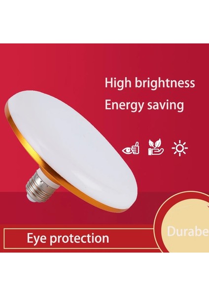 30W Tarzı Altın Soğuk Beyaz LED Lamba Ufo Ampul E27 Işık Tasarruflu Işık 15W 20W 30W 40W Spot Işığı Ev Mutfak Odası Ev Aydınlatma 220V (Yurt Dışından)