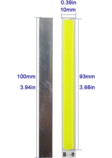 Yeşil LED Işık Şeridi 12V Cob Ampul 10W LED Lamba Yeşil Kırmızı Soğuk Mavi Sarı Turuncu Pembe Mor Col * 10MM LED Bar Işık (Yurt Dışından) modelleri