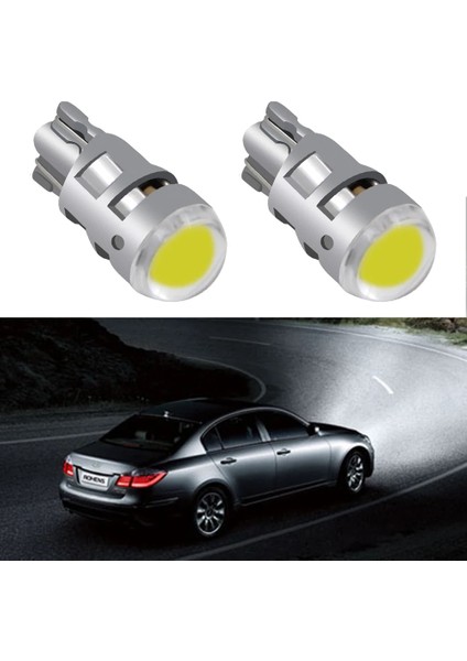 Beyaz 2 Adet T10 LED Sinyal Lambası Araba Oto Ampul W5W LED Okuma Iç Lambalar Cob Gümrükleme Yedekleme Ters Işık Plaka Lambası (Yurt Dışından) modelleri