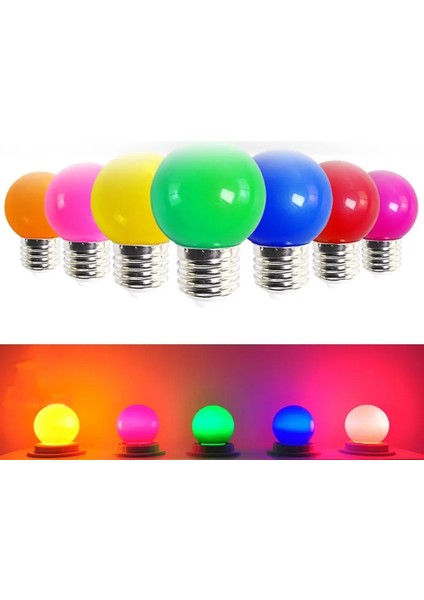 B22 Tarzı Pembe Dayanıklı 3W El Feneri Smd Lamparas Renkli Işık G45 Lamba E27 B22 LED Ampul Ev Dekorasyon (Yurt Dışından)
