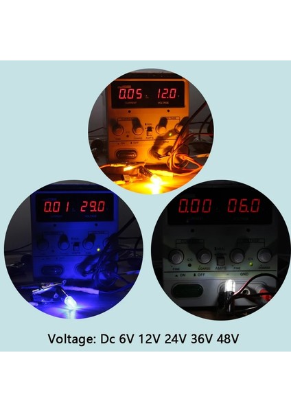 110V Tarzı Sarı LED Gösterge Ampulü Mini E10 T4W BA9S Ac Dc 6V 12V 24V 36V 48V 110V 220V Araba Kamyon Araç Iç Işık Otomatik Gösterge Lambası (Yurt Dışından)
