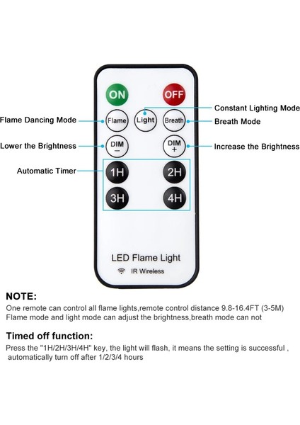 5W Tarzı DC5V LED Alev Etkisi Yangın Ampul Su Geçirmez Dış Mekan Kapalı Titrek Emülasyon 4 Mod Manyetik LED Alev Lambası USB Şarj Edilebilir (Yurt Dışından)