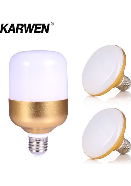 12W Tarzı 30W Karwen Bombillas LED Lamba E27 5W 10W 12W 15W 18W 20W 24W 30W 36W Ufo Lampada LED Ampul Ac 220V Soğuk Beyaz Küre Işık (Yurt Dışından)