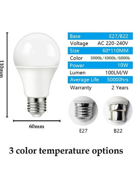 220-240V Tarzı 3000K LED Sensörlü Ampul E27 B22 10W Sıcak Beyaz Alacakaranlık Şafak Akıllı Lamba Ampulü AC220V Gündüz Gece Lambası Otomatik Açma/kapama Merdiven Koridor Yolu (Yurt Dışından) fırsatları