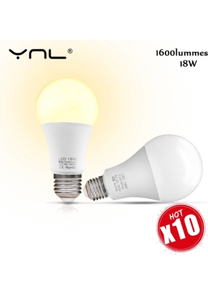18W Tarzı 9 Saat LED Ampul Lambalar E27 AC220V 240V Ampul Gerçek Güç 18W 15W 12W 9W 6W 3W Lampada Bombilla Masa Işık Aydınlatma (Yurt Dışından) fiyatları