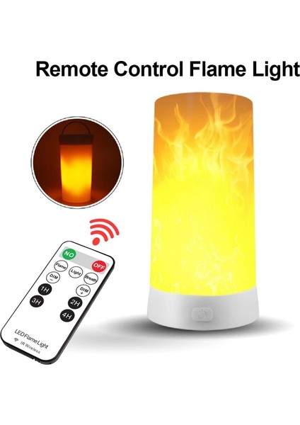 9W Tarzı DC5V LED Alev Etkisi Yangın Ampul Su Geçirmez Dış Mekan Kapalı Titrek Emülasyon 4 Mod Manyetik LED Alev Lambası USB Şarj Edilebilir (Yurt Dışından) fiyatları