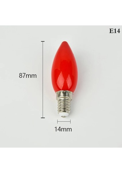 E14 LED Sunak Ampul E12E14 Kırmızı Mum Buda Lamba Tapınak Dekoratif Lamba Buda Boncuk Dekoratif Lamba LED Mum Ampul Ev Dekor Yeni (Yurt Dışından)