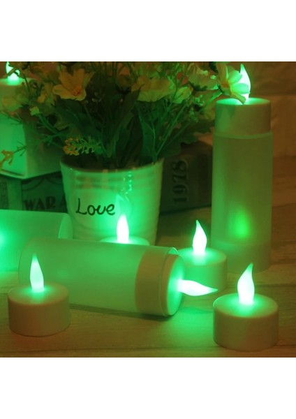 XI3C0302-N4 USB Şarjı, Tek Parça Sarı Işık LED Şarj Edilebilir Alevsiz Çay Işık Mumu USB Ile, Alevsiz Şarj Edilebilir LED Pil Mumları (Yurt Dışından)