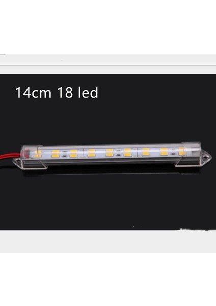 Beyaz Stil Kırmızı LED Işık Şeridi 6cm 10CM 14CM 18CM Sert Sert Tüp Çubuk Lambası IP65 Su Geçirmez LED Boncuk Işık Şeritleri Dıy Için (Yurt Dışından) modelleri