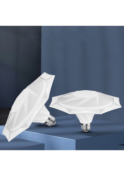 60W 100W 80W 60W 40W LED Ampul E27 Ev LED Lamba Iç Mekan Aydınlatması Ampuller Yuvarlak Süper Parlak Ufo Şekli Işık Tavan Lambaları Soğuk Beyaz (Yurt Dışından) modelleri