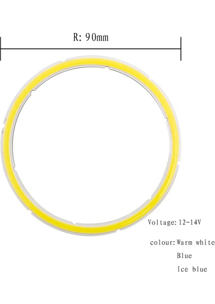 40MM-4,5W Tarzı Mavi Dc 2. Melek Gözleri LED Koçanı Işık Kaynağı Yıllık Şekil Koçanı Halkası Diy Ampul Için LED Soğuk Sıcak Beyaz Işık Kaynağı (Yurt Dışından)