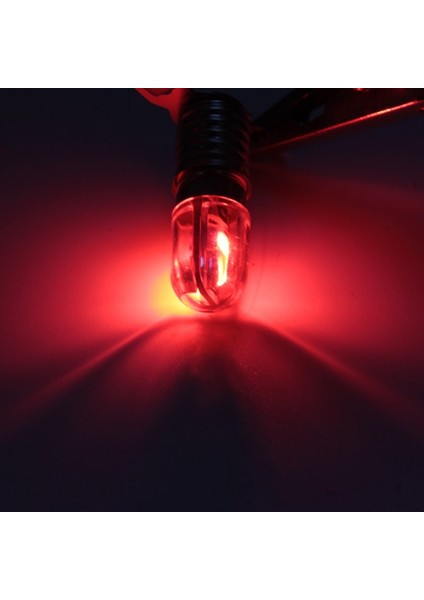 220V Tarzı Kırmızı LED Gösterge Ampulü Mini E10 T4W BA9S Ac Dc 6V 12V 24V 36V 48V 110V 220V Araba Kamyon Araç Iç Işık Otomatik Gösterge Lambası (Yurt Dışından)