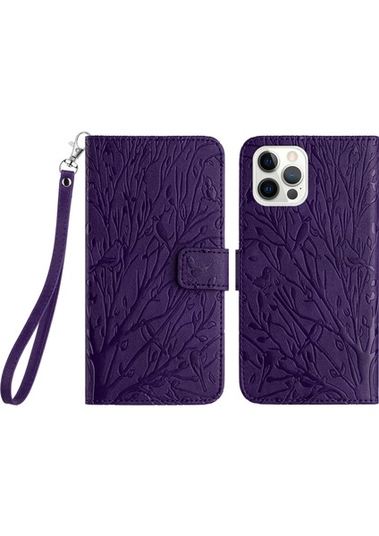 Iphone 13 Pro Cover Için Baskılı Pu Deri Cüzdan Cep Telefonu Kılıf Etme (Yurt Dışından)