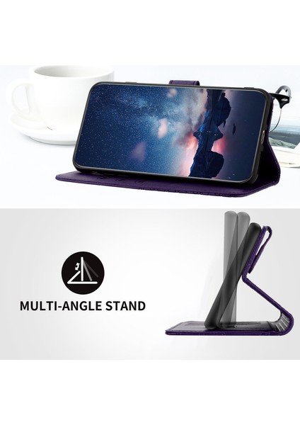 Iphone 13 Pro Cover Için Baskılı Pu Deri Cüzdan Cep Telefonu Kılıf Etme (Yurt Dışından)