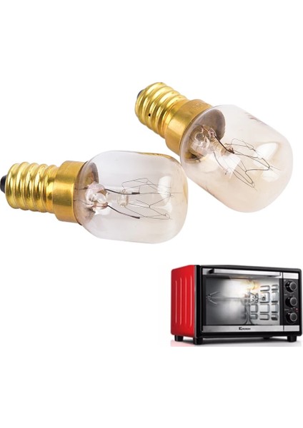 25W Yüksek Sıcaklık 15W 25W Derece Ses E14 Sıcak Beyaz Fırın Tost Makinesi Isıya Dayanıklı Ampuller Ocak Lamv - 240V (Yurt Dışından)