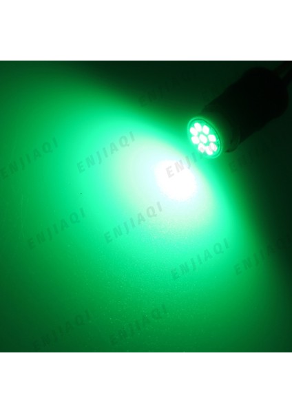 12V Tarzı Yeşil 10 Adet Ac Dc 6V 6.3V 12V 24V T10 Polar Olmayan 9smd LED Ampuller Langırt Makinesi Beyaz Kırmızı Mavi Yeşil Sarı Hiçbir Polar Araba Işık (Yurt Dışından)