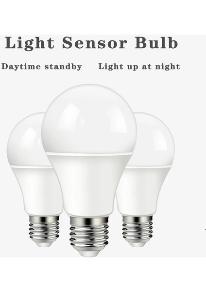 6000K Stili 4000K 1-Led Alacakaranlık Şafak Sensörlü Işık Ampul A60 E27 Bv 10 W Bahçe Koridor Dekor Gece Işıkları Işık Sensörü Gece Lambası (Yurt Dışından)
