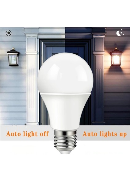 6000K Stili 4000K 1-Led Alacakaranlık Şafak Sensörlü Işık Ampul A60 E27 Bv 10 W Bahçe Koridor Dekor Gece Işıkları Işık Sensörü Gece Lambası (Yurt Dışından)
