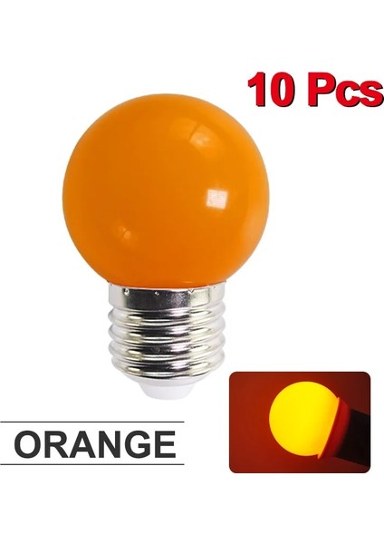 Turuncu LED Ampul Lamba Bomlillas E27 Renkli LED Işık Lampada Ampul 3 W Ac 220 V Smd El Feneri G45 Küre Ampuller Ev Dekor (Yurt Dışından)