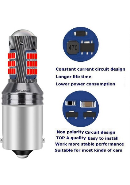 Beyaz Baw R10W R5W Süper Parlak LED Araç Fren Ampulleri Dönüş Sinyalleri Otomatik Yedekleme Ters Lambalar Drl Işık 12 V (Yurt Dışından) fırsatları