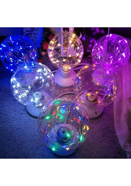 ST64 Tarzı Mor E27 LED Edison Dize Ampul A60 A80 G80 G95 Renkli Rgb Aydınlatma Bakır Tel Ampul Ev Dekor Tatil Düğün Gece Lambası (Yurt Dışından) indirimleri