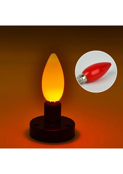 E14 LED Sunak Ampul E12E14 Kırmızı Mum Buda Lamba Tapınak Dekoratif Lamba Buda Boncuk Dekoratif Lamba LED Mum Ampul Ev Dekor Yeni (Yurt Dışından) modelleri