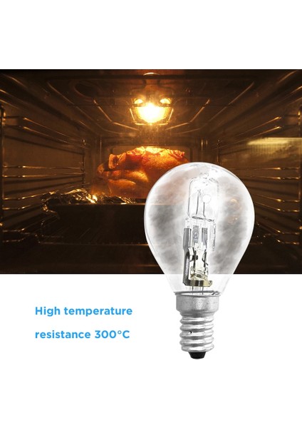 Spot 42W Ev Fırın Lambası Yüksek Sıcaklık 300 Derece Fırın Lambası Halojen Ampul Ev Gereçleri #w0 (Yurt Dışından)