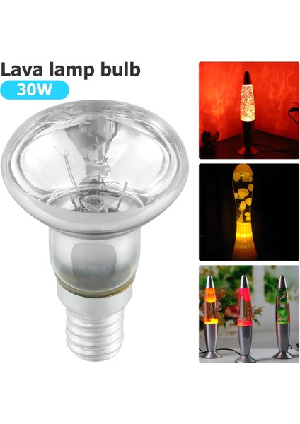 1 Adet Tarzı Yeni 30 Watt Lava Lambası Ampuller Reflektör Tipi Ampuller R39 E14 Taban Lava Lambası Ampul Lav Için Yüksek Sıcaklığa Dayanıklı Yedek Ampuller (Yurt Dışından)
